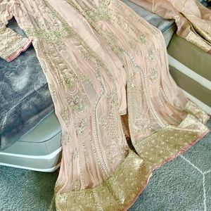 4 piece bridal indian wear abaya
